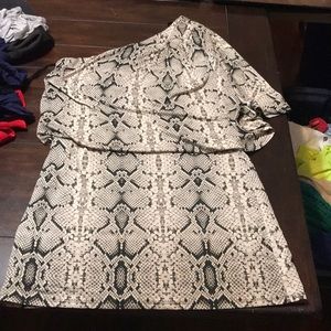 Jessica Simpson size L one shoulder dress